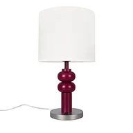 red table lamp